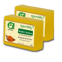 Herbal Natural Haldi & Chandan Soap (2 x 125 g)